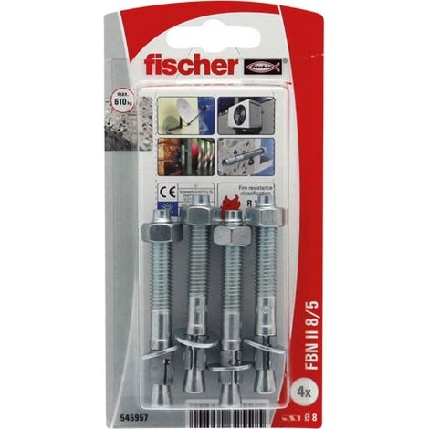 Goujons Fbn II 8/5-4k Blister à 10 - Fischer