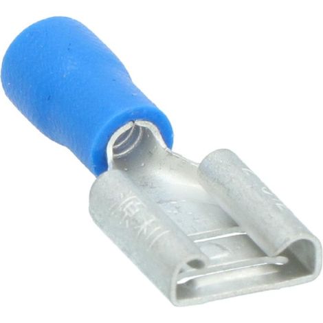 COSSES CLIP FEMELLE 544 BLEUES 8,0X0,8MM (10 PCS)