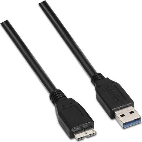 Cable USB Aisens Negro (1/2)