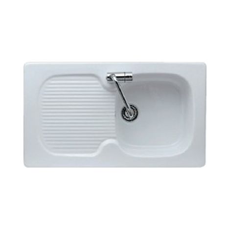Lavello cucina 1 vasca incasso 86x50 h2 in ceramica con