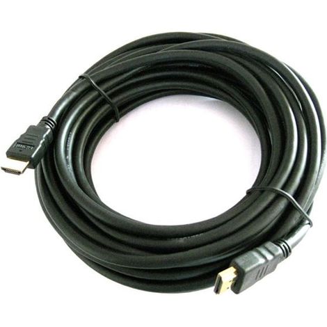 Câble HDMI High Speed 3D ac Ethernet FULL HD 3 M - Reekin - Câble HDMI - Noir - 3 m