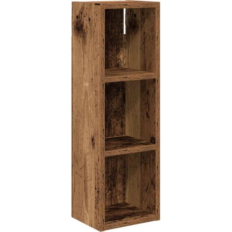 Armoire De Toilette - Armoire murale de salle de bain Bois ancien 20 x 16 x 62,5 cm fr593 - Maison La Vie
