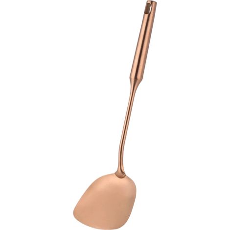 Spatule de cuisine en acier inoxydable, cuillère à soupe, cuillère de cuisine créative, ensemble de pelles en acier inoxydable (1/5)