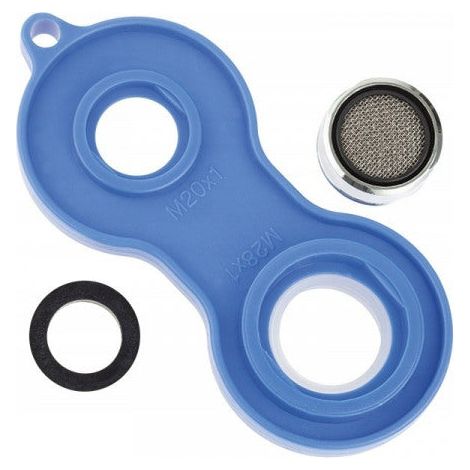 Clé pour aérateurs - M22, M24, M28 - PVC - Universelle - Libre-service (1/2)