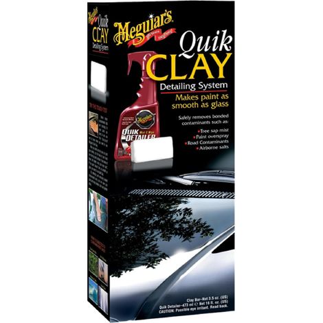Quik Clay Systeme Gomme Meguiars G1116F 450ml et barre de 50g (1/2)