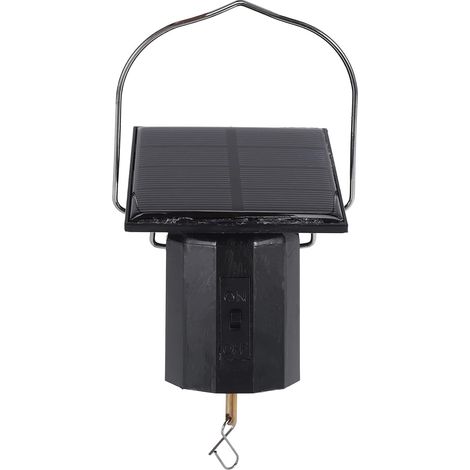 Lntyq Moteur de Spinner de Vent Moteur D'Affichage Suspendu Solaire Moteur Rotatif D'Énergie Solaire de Moteur de Spinner de Vent pour Carillons Éoliens