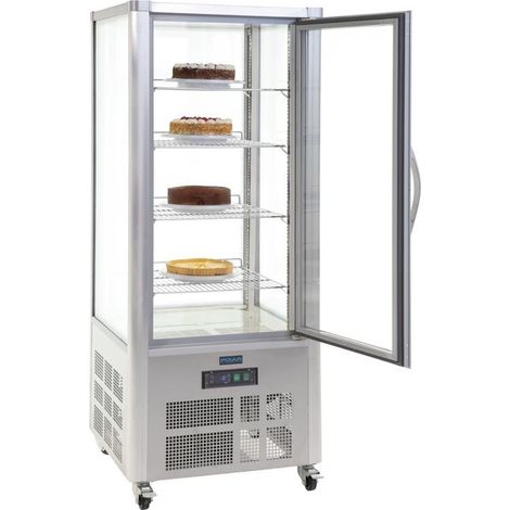 Vitrine Réfrigérée Professionnelle 400 L - 4 Faces Vitrées - Polar