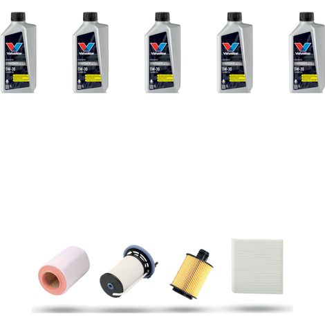 Kit tagliando 4 FILTRI e 5L OLIO compatibile con Alfa Romeo Giulietta (940) 2.0 jtdm 110kw dal 2013 (1/5)