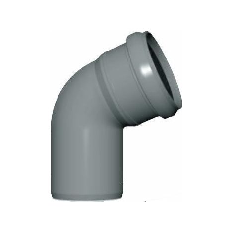 Curva 67° htb diam. 32 compl. di guarnizione in epdm monolabbro - wavin