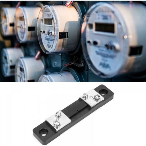 Résistance shunt pour ampèremètre CC Fielect 50 A 75 mV FL-2, 1 pièce (1/5)