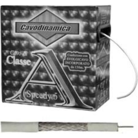 Cavo coassiale tv digitale satellitare ø mm.5 tipo extra - ø mm.5 150 mt