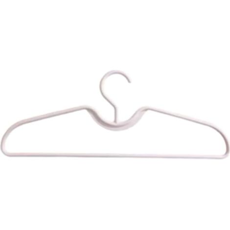 Lot de 10/20 cintres antidérapants à col court pour économiser de l'espace vertical, organiseurs de garde-robe pour costumes, vestes et vêtements (10 pièces) (1/5)
