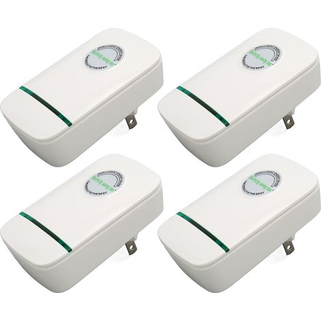 Lot 4 Boîte Économiseur Électricité Intelligent Haute Efficacité Sécurisé Maison Bureau 90‑250V Prise US (1/5)