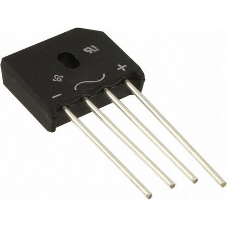 Pont redresseur 1000v 10amp Dimensions 23x12mm 4 fils Kbu1010 Kbu1010