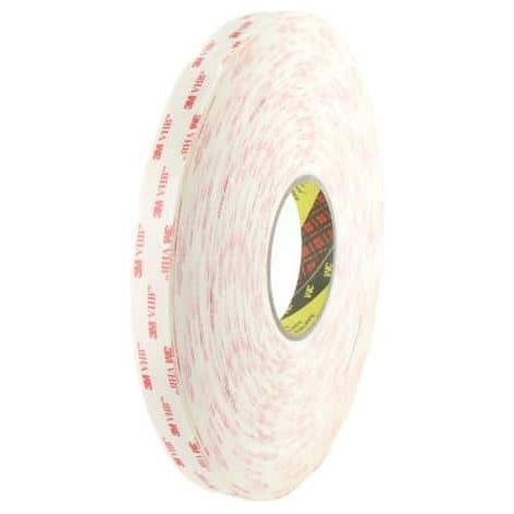 VHB espuma acrílica cinta adhesiva de doble cara 3M 4945 19mm x 33m x 5
