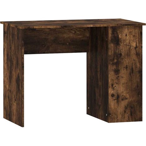 Maison Exclusive - Escritorio de madera contrachapada roble ahuma (1/5)