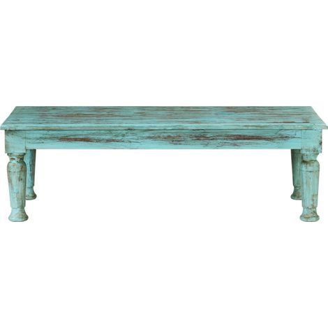 Table basse de salon, Table Café, 110x50x34 cm Bois de récupération massif OIB3707E (1/5)