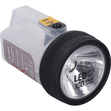 Lampe poche LED portable – IPX4 étanche – 5 niveaux – camping urgence – réglable