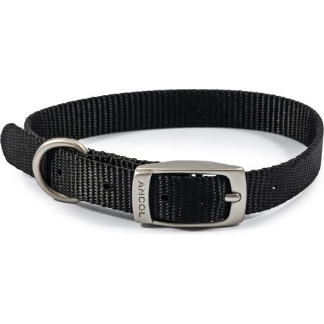 Ancol Nylon Dog Collar Black - 12 - 874269 (1/5)