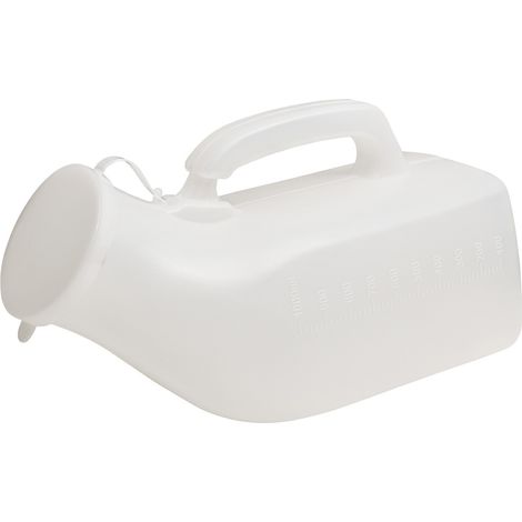 Urinoir Masculin Bouteille d'urine extérieure portative de 1000ml avec couvercle