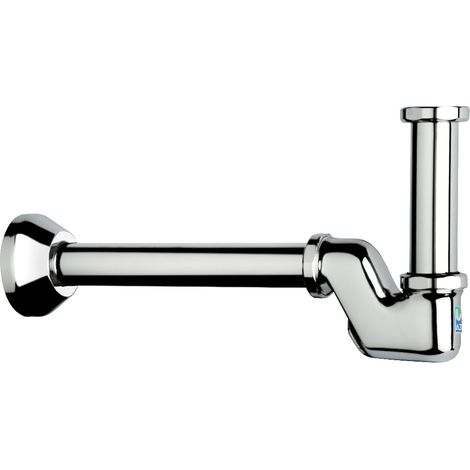 SCELTO DA DESIVERO Sifone 1"1/4 a "S" cr. s/piletta l.25 codice prod: DSV14441 (1/2)