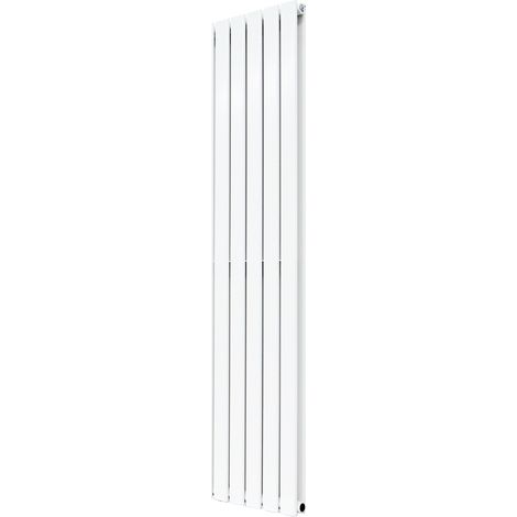Warmehaus Designer Radiator Flat Panel White Vertical Double Panel 1600x408mm