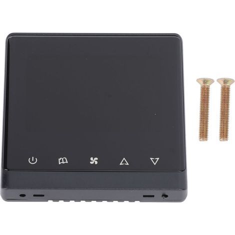 Thermostat intelligent LCD pour chauffage au sol et climatisation – Précis, programmable, écran clair, installation facile (1/5)