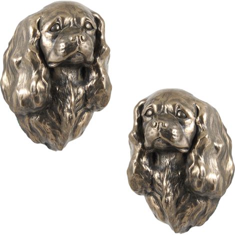 Cavalier King Charles Spaniel I - statuetta di cane, busto da appendere, decorazione unica per gli amanti dei cani di Art-Dog (1/5)