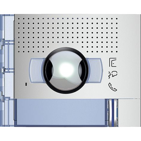 bticino sfera new - façade - caméra grand angle + 1 bouton - allmetal