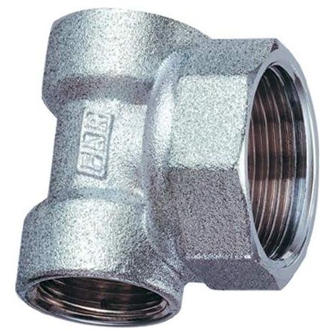 Raccordo finale cromato per collettori con doppio attacco radiale FAR 4060 1/2" X 1/2" - 3/4" (1/2)