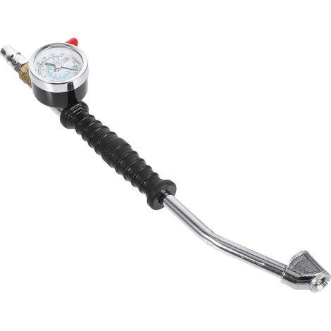 Medidor de presión portátil para inflar neumáticos Vaguelly con mandril de aire, herramienta para inflar neumáticos de automóviles y camiones, precisión y robustez. (1/2)