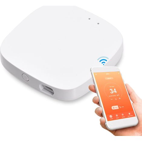 Zigbee Passerelle sans fil Smart Home Bridge Support SmartLife Tuya App Télécommande WiFi Protocole Fonctionne avec la maison (1/5)