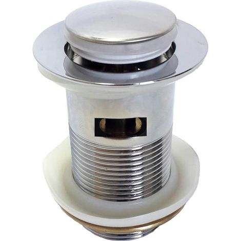 Piletta di scarico universale 1/4" in ottone per lavandino pop-up tappo a pressione 85 mm (1/2)