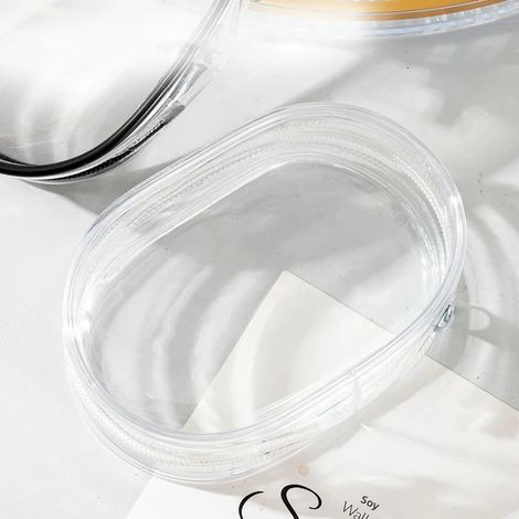 Vitrine d'affichage en PVC transparent pour poupées en peluche de 10cm, sac de rangement pour anime et dessins animés (1/4)