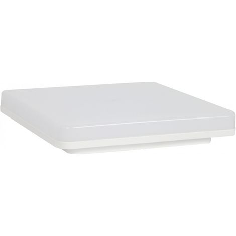 hublot led - lebenoid orcade - extra plat - carré - t2 - 1500 lm - 4000k - blanc - lébénoid 75006 (1/2)