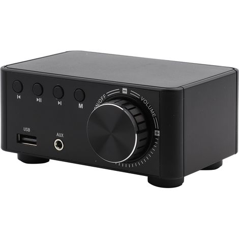 Carte d'amplificateur audio numérique Hi-Fi Bluetooth 5.0 avec lecteur de carte mémoire, 50 W x 2 stéréo. (1/5)