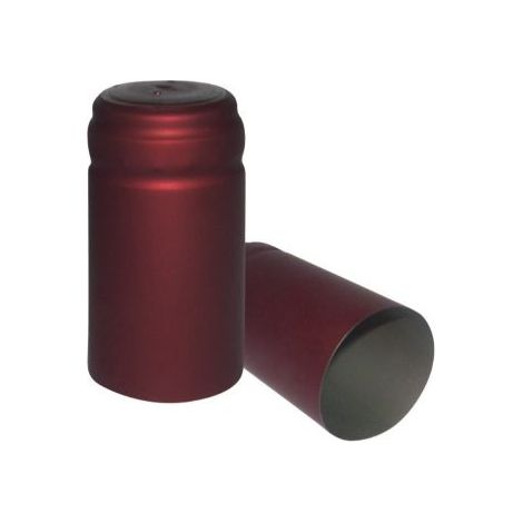 CAPSULE TERMORETRAIBILI ROSSE 100PZ TAPPI BOTTIGLIE VINO STRAPPO APERTURA 16008 (1/2)
