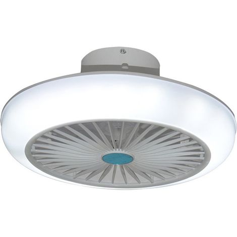 Ventilateur de Plafond LED RVB Iris DC 450 36W avec Haut-Parleur (1/3)