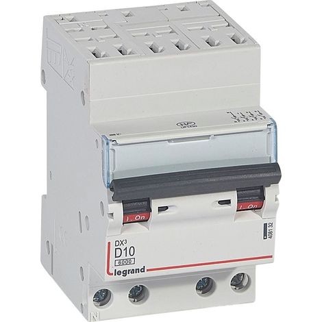 Modulaire Installatieautomaat DX3 4P Karakteristiek D 10A 6kA - LEG408132