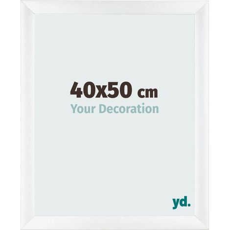 yd. - Cadre photo 40x50 - Blanc Mat - MDF - Pisa (1/5)