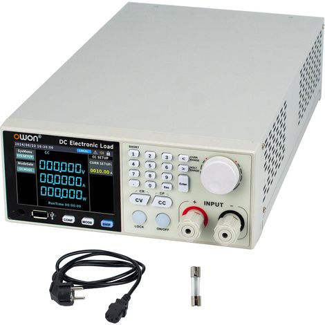 Charge électronique programmable CC, 150 V CC/20 A, Puissance Totale de 200 W, fréquence maximale de 5 kHz, résolution de Lecture de 1 mV/0,1 mA, OEL8511 (OEL8511B) (1/5)