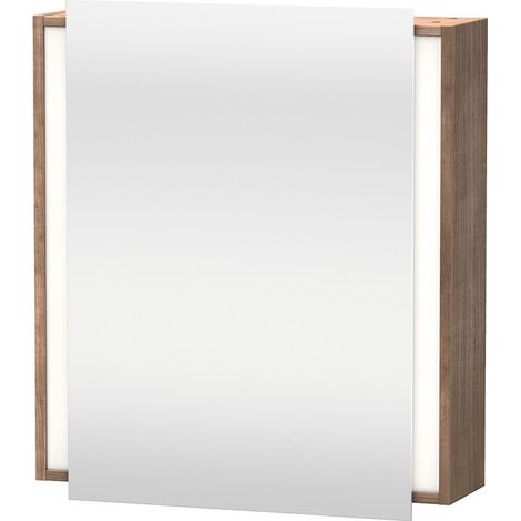 Armoire miroir Duravit KETHO 180x650x750mm ouverture gauche cerise du tessin
