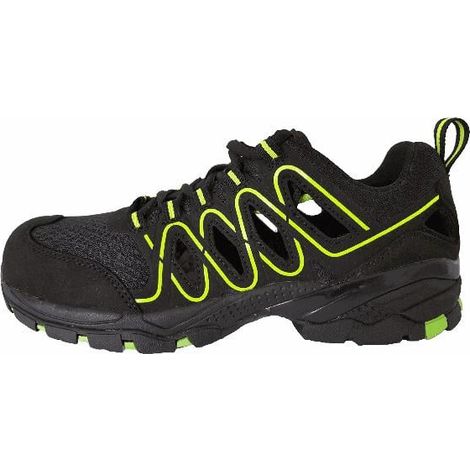 PowerSafe Sicherheitssandale Luca Größe 41, S1P, schwarz-neongrün (1/2)