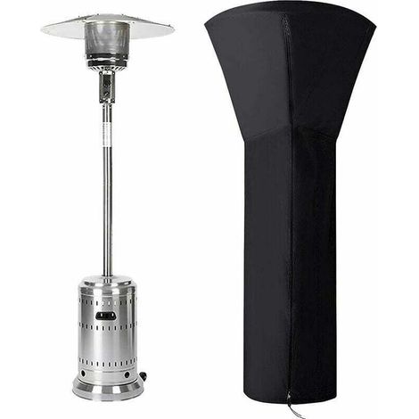 Protective cover for patio heater – Waterproof, round, black, 226 cm diameter – Ideal for outdoor patio heating
