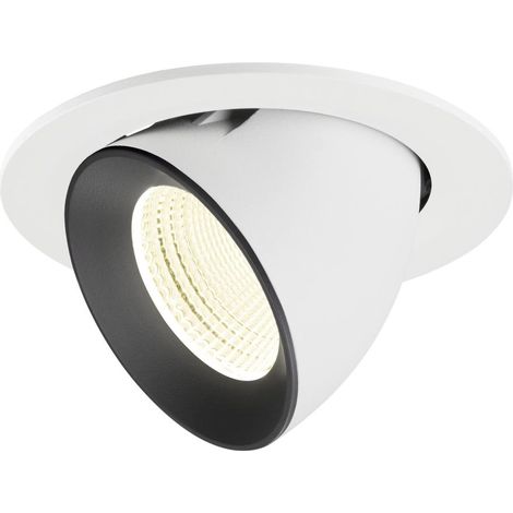 Spot encastré Numinos Gimble L blanc/noir 4000K - 55 deg - 1009754