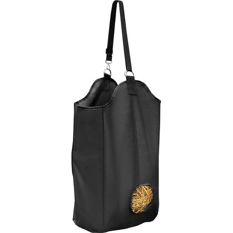 Sacs de Foin pour Chevaux, Tissu Oxford, Noir,1 pièce (1/5)