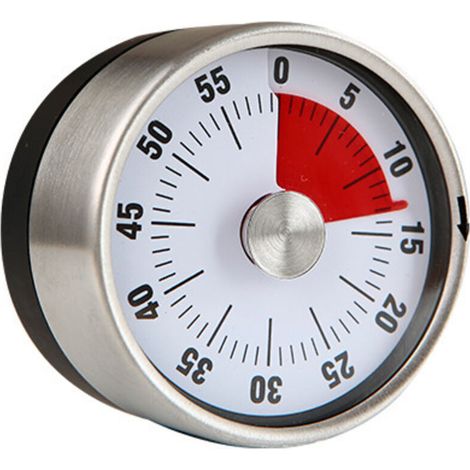 Lntyq Minuteur mécanique et magnétique Basics. Maximum 60 Minutes. Alarme sonore Lorsque Le Temps e