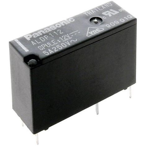 Panasonic ALDP112 Relais pour circuits imprimés 12 V/DC 5 A 1 NO (T) 1 pc(s) (1/5)