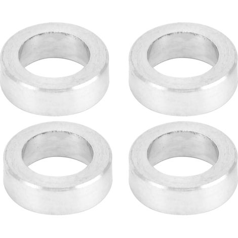 Rondelle d'écartement cylindrique en alliage d'aluminium, accessoire de support et entretoise, diamètre extérieur 6mm, longueur 2mm (1/5)