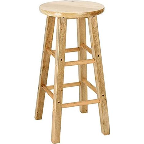 TABOURET PLIABLE EN BOIS FIN ET ROBUSTE POUR LA MAISON, MARCHEPIED, TABOURET DE BAR, TABOURET RELEVABLE, TABOURET HAUT DE CUISIN